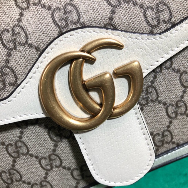 Gucci女包 547260 古馳翻蓋手袋 經典款古奇手提包 Gucci單肩斜挎女包  gqy1834